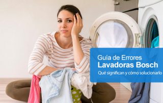 Errores en lavadoras Bosch
