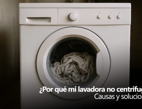 ¿Por qué mi lavadora no centrifuga? Causas y soluciones